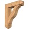 Ekena Millwork Funston Arts and Crafts Smooth Bracket w/ Offset Brace, Western Red Cedar, 7 1/2"W x 30"D x 34"H BKT0806X30X34FST03SWR - alternate 1